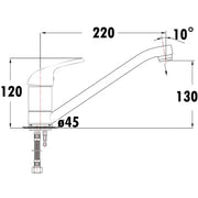 RUBY SINK MIXER CHROME FIL Kitchen Bathroom