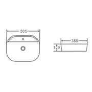 Rectangular Above Counter Basin FIL Kitchen Bathroom