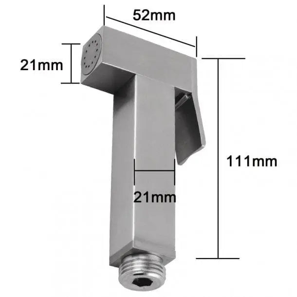 Brass Toilet Bidet Spray Kit with 1.2m PVC Hose Aquaperla
