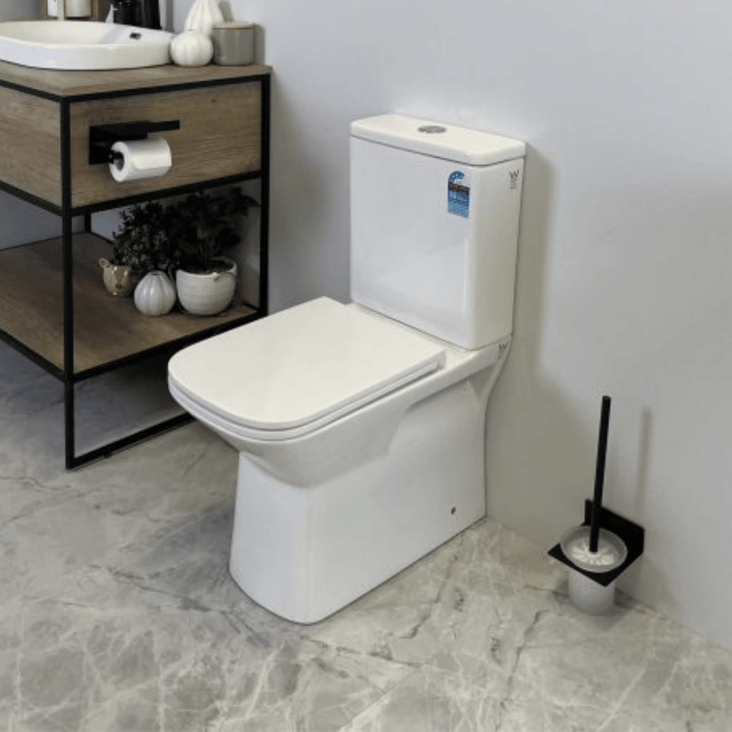 ARCADIA Rimless Back to Wall Toilet Suite (Bottom Water Inlet)