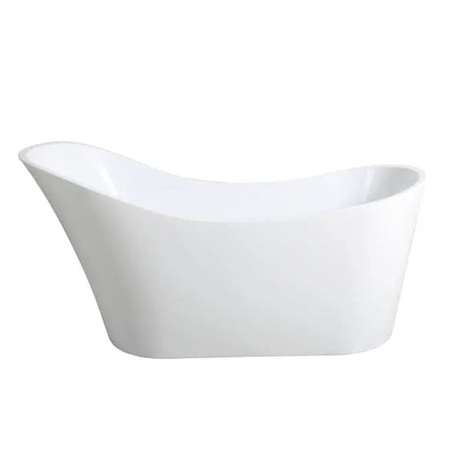 High Back Gloss White Freestanding Bath PS