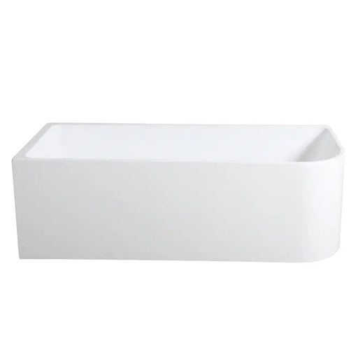 Gloss White Back to Wall Left/Right Corner Bath PS