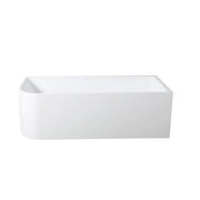 Gloss White Back to Wall Left/Right Corner Bath PS