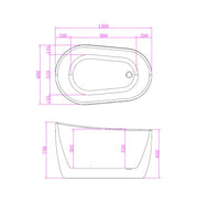 RHEA Japanese Soaker Freestanding Bath Ceejay
