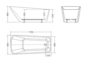 Ceejay Windsor High Back Bathtub Ceejay