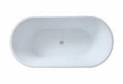 Gloss Black & White Freestanding Bath PS