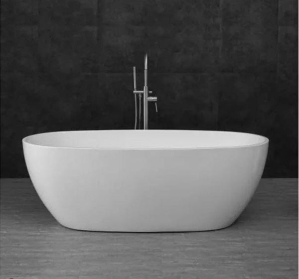 Vinny Gloss White 1300mm Freestanding Bath