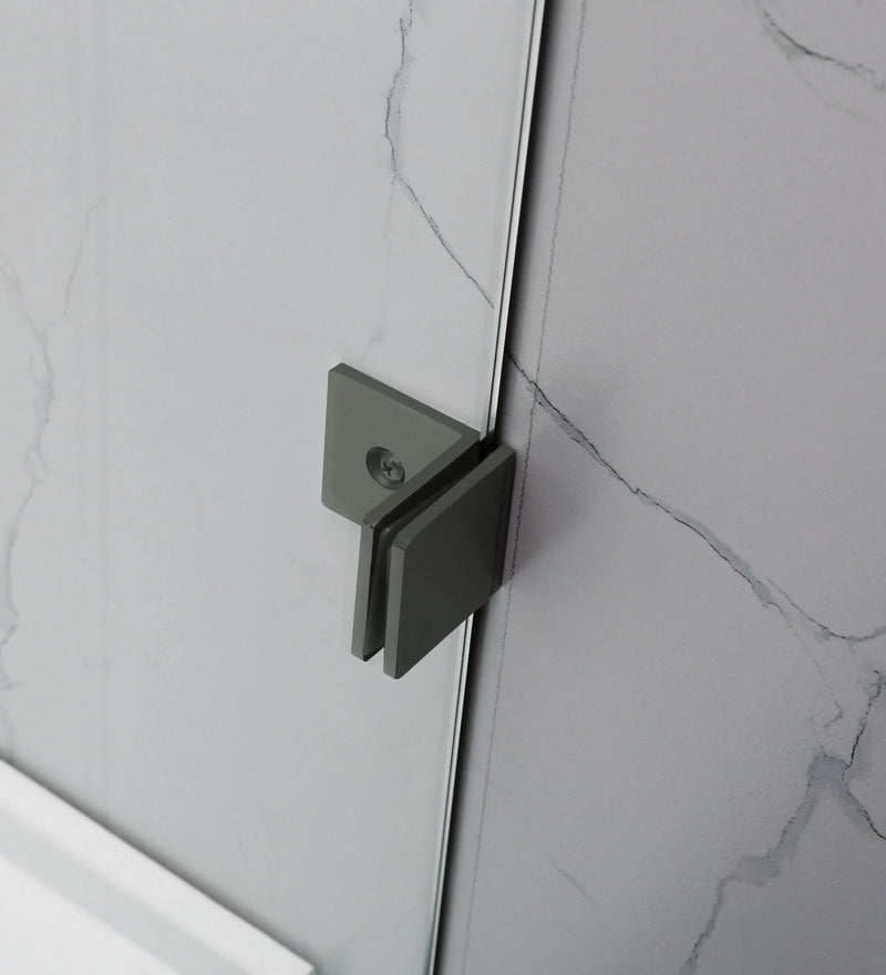 Fixed Shower Screen Panel Frameless FIL Kitchen Bathroom