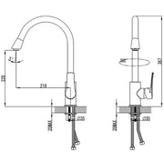 SULU SINK MIXER CHROME FIL Kitchen Bathroom