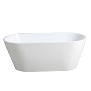 SELINI Gloss White Freestanding Bath PS