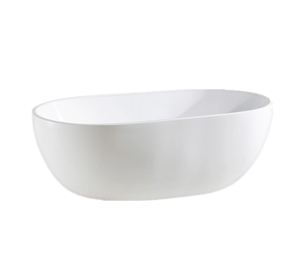 Matte White Freestanding Bath