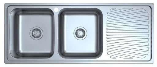 OTUS DOUBLE BOWL & SINGLE DRAINER KITCHEN SINK - P0011848-2LHB lijunli Store