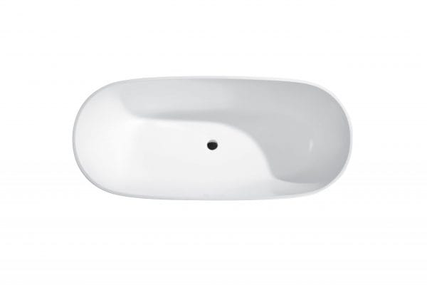 Gloss White Freestanding Bath