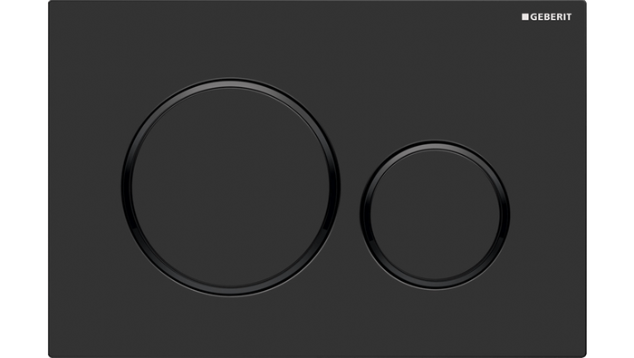 IS Sigma 20 Dual Flush Button Matte Black