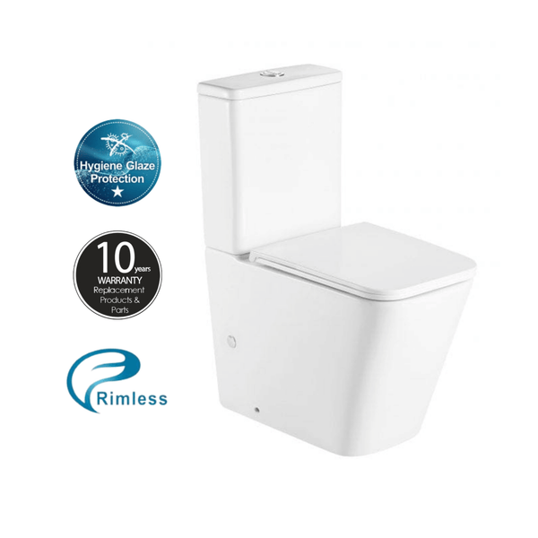 ELYSIAN Rimless Back To Wall Toilet Suite