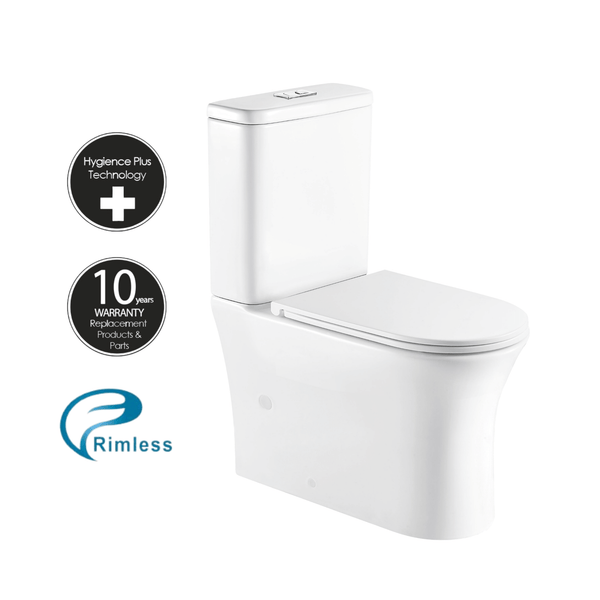 EREN Rimless Back to Wall Toilet Suite