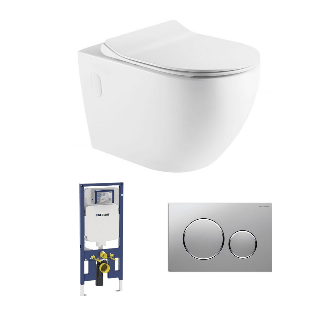 Geberit Sigma 8 Wall-hung Cistern Wall-hung Pan Access Plate Package