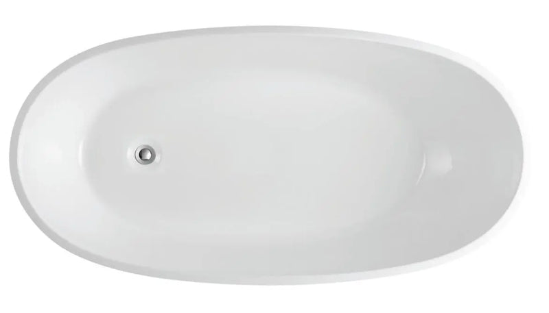 CORAL Matte White Freestanding Bath PS