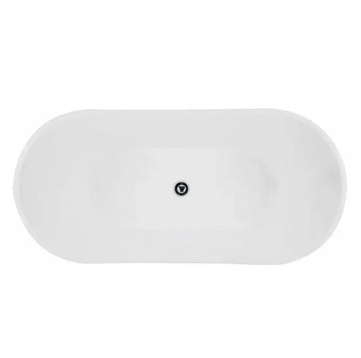 Viva Gloss White Highback Freestanding Bath No Overflow IS