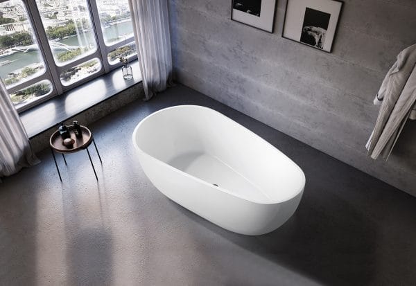 Gloss White Freestanding Bath