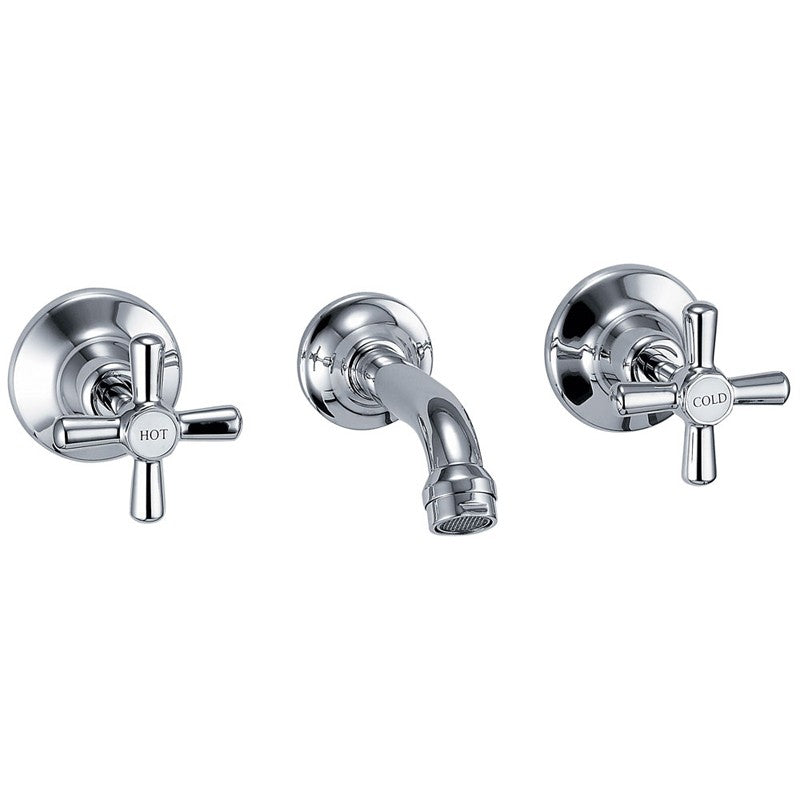 BATH TAP SET CHROME