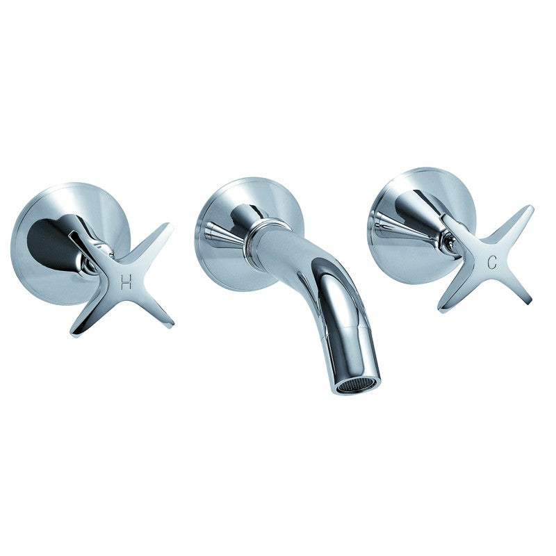 BATH TAP SET CHROME