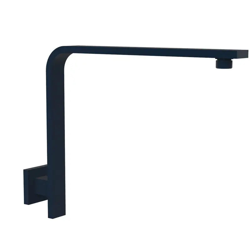 SQUARE VERTICAL L-SHAPE SHOWER ARM CHROME / MATTE BLACK FIL Kitchen Bathroom