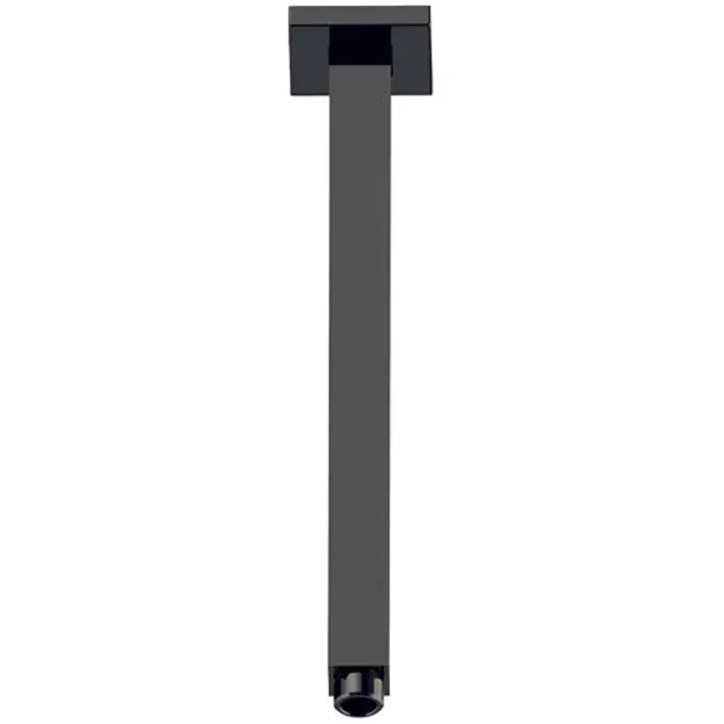 SQUARE VERTICAL SHOWER ARM 310MM CHROME / MATTE BLACK FIL Kitchen Bathroom