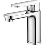CORA BASIN MIXER CHROME / MATTE BLACK FIL Kitchen Bathroom