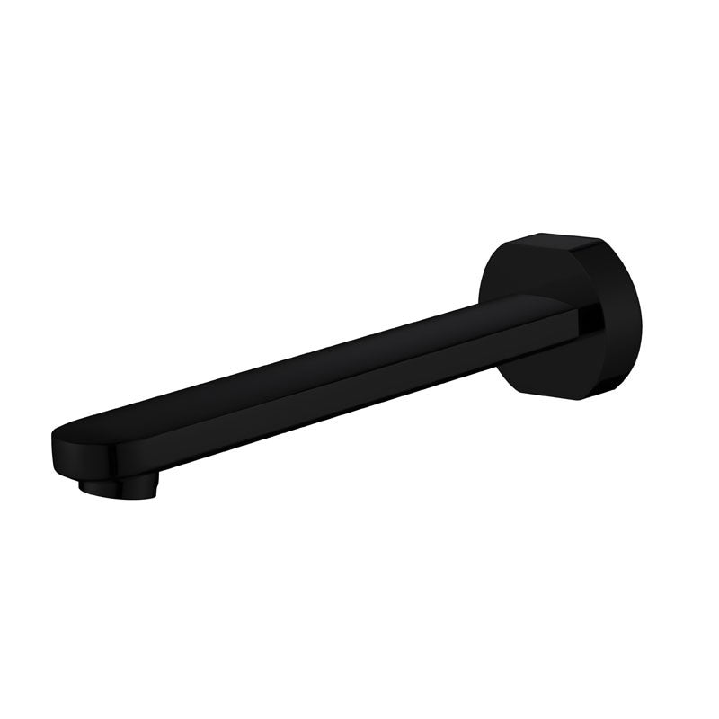 CORA BATH SPOUT 200MM CHROME / MATTE BLACK