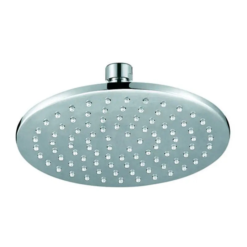 CORA ROUND BRASS SHOWER HEAD 200MM CHROME & COLOURED FIL Kitchen Bathroom