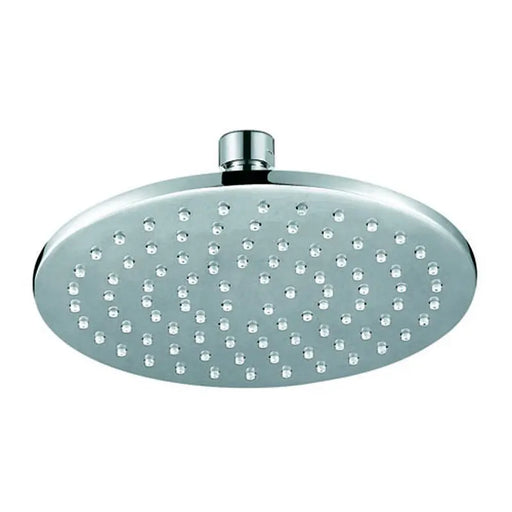 CORA ROUND BRASS SHOWER HEAD 200MM CHROME & COLOURED FIL Kitchen Bathroom