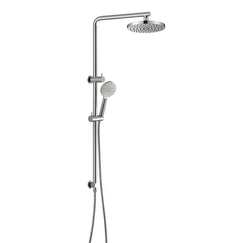 CORA ROUND MULTI FUNCTION SHOWER SET CHROME & COLOURED FIL Kitchen Bathroom