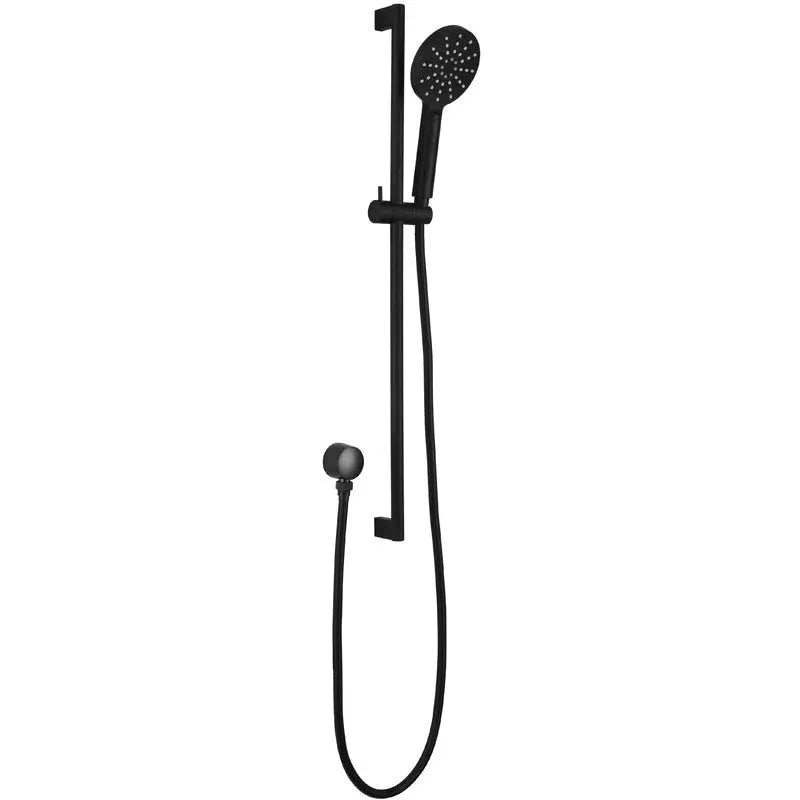 CORA ROUND SLIDING SHOWER RAIL WITH HAND SHOWER CHROME & COLOURED ACL