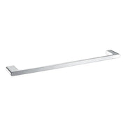 CORA SINGLE TOWEL RAIL 600MM CHROME & COLOURED FIL Kitchen Bathroom