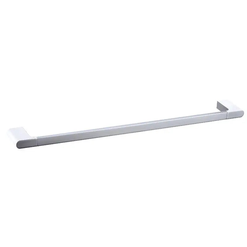 CORA SINGLE TOWEL RAIL 800MM CHROME & COLOURED FIL Kitchen Bathroom