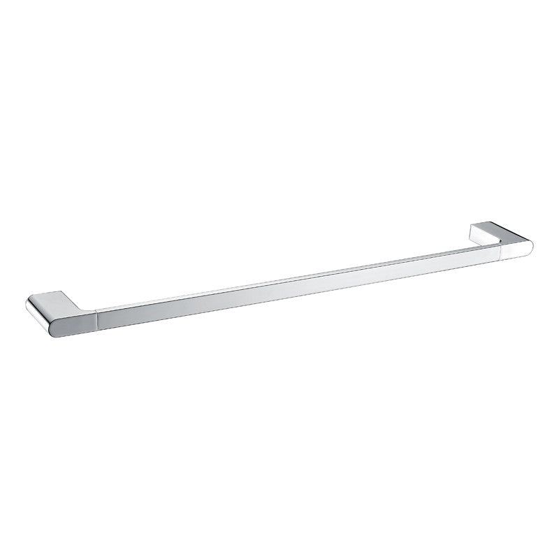 CORA SINGLE TOWEL RAIL 800MM CHROME & COLOURED