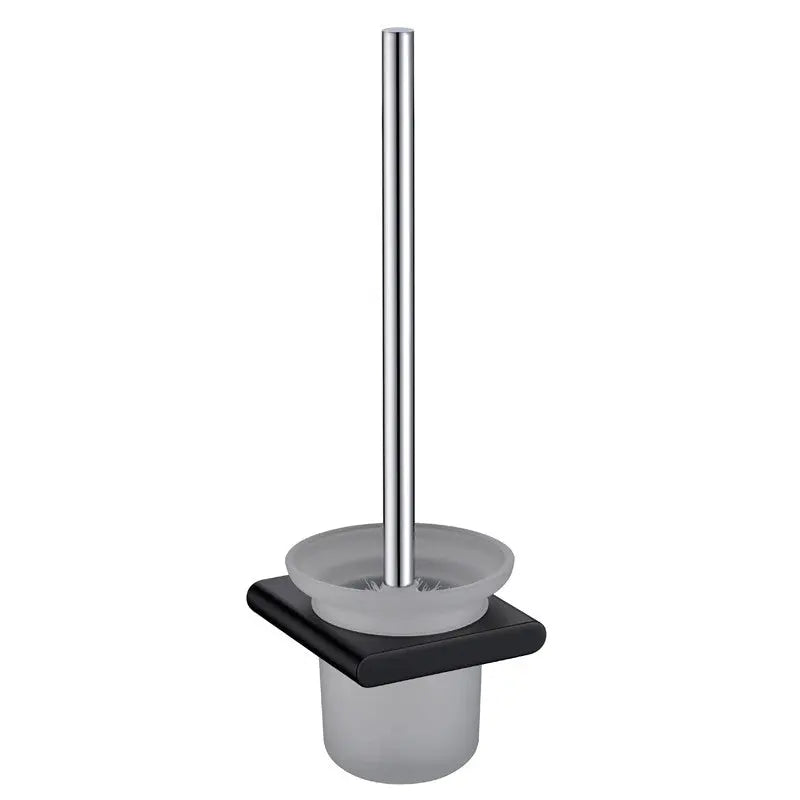 CORA TOILET BRUSH HOLDER CHROME & COLOURED FIL Kitchen Bathroom