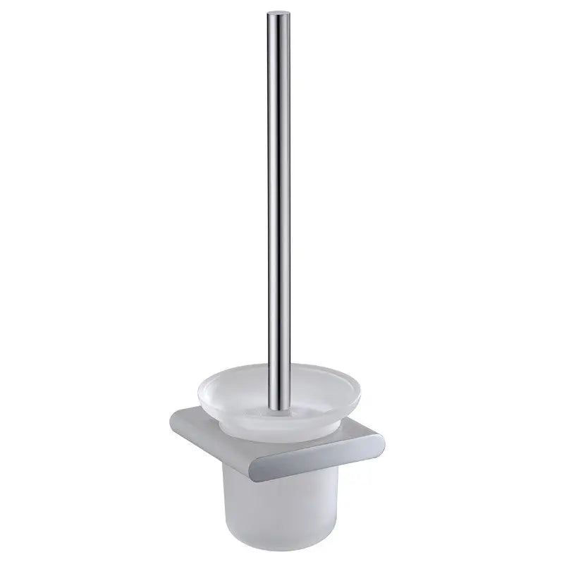 CORA TOILET BRUSH HOLDER CHROME & COLOURED FIL Kitchen Bathroom