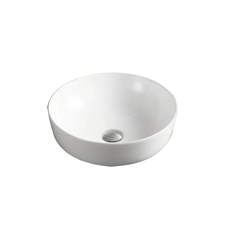 CORA COUNTERTOP BASIN GLOSS WHITE FIL Kitchen Bathroom
