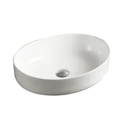 CORA COUNTERTOP BASIN GLOSS WHITE FIL Kitchen Bathroom