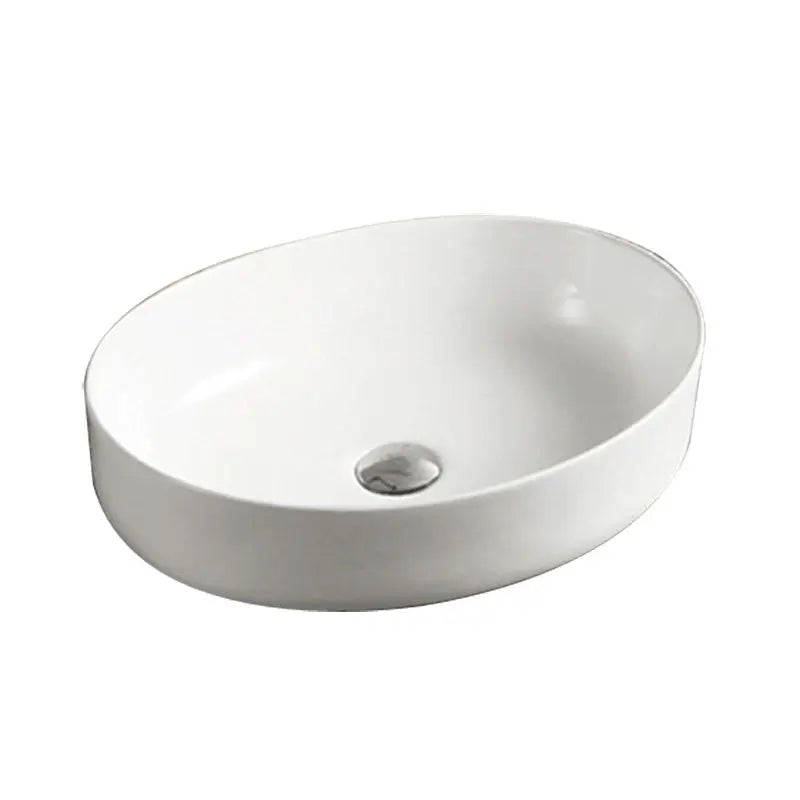 CORA COUNTERTOP BASIN GLOSS WHITE FIL Kitchen Bathroom