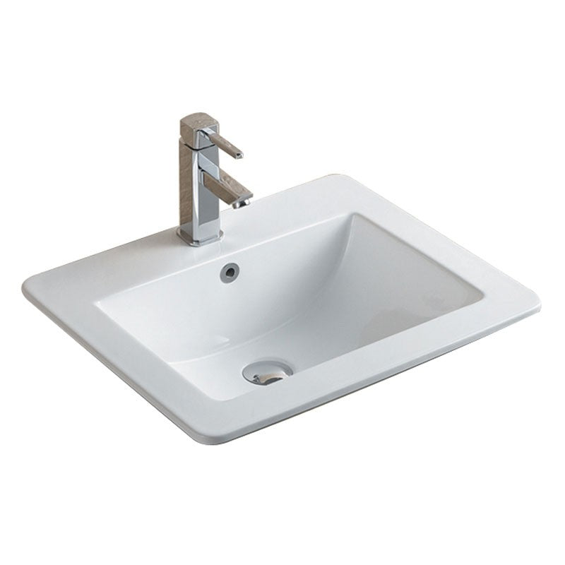 ROSA COUNTERTOP BASIN GLOSS WHITE