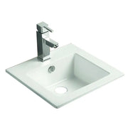 ROSA COUNTERTOP BASIN GLOSS WHITE FIL Kitchen Bathroom