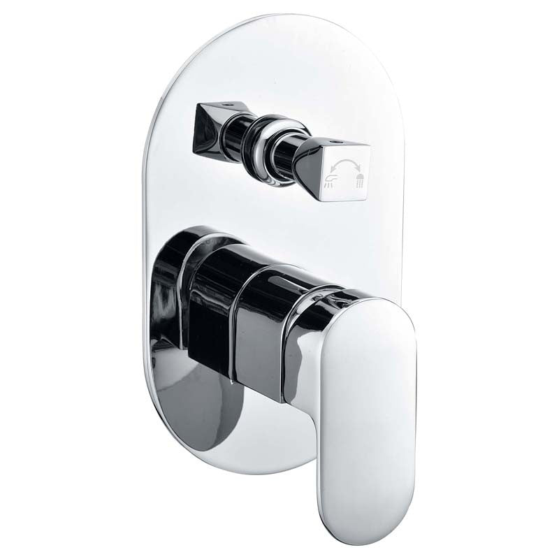 DOVE WALL MIXER WITH DIVERTER CHROME