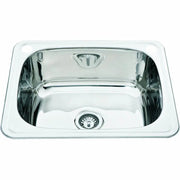 EDEN 35L SINGLE LAUNDRY SINK STAINLESS STEEL FIL Kitchen Bathroom