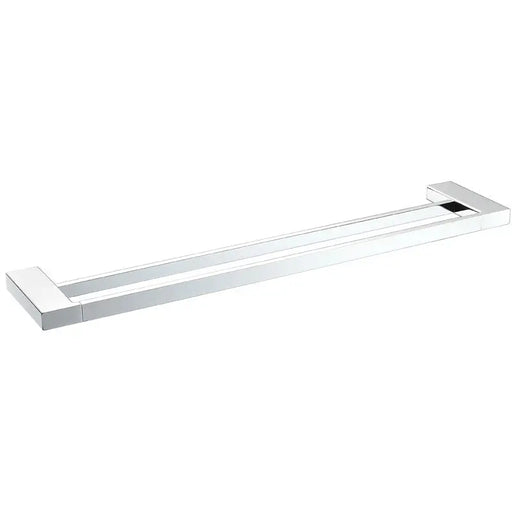 EDEN DOUBLE TOWEL RAIL CHROME & COLOURED FIL Kitchen Bathroom