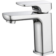 EDEN SOFT SQUARE BASIN MIXER CHROME / MATTE BLACK FIL Kitchen Bathroom