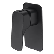 EDEN SOFT SQUARE BATH/SHOWER MIXER CHROME / MATTE BLACK FIL Kitchen Bathroom