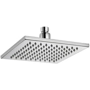 EDEN SQUARE BRASS SHOWER HEAD 200MM CHROME & COLOURED FIL Kitchen Bathroom